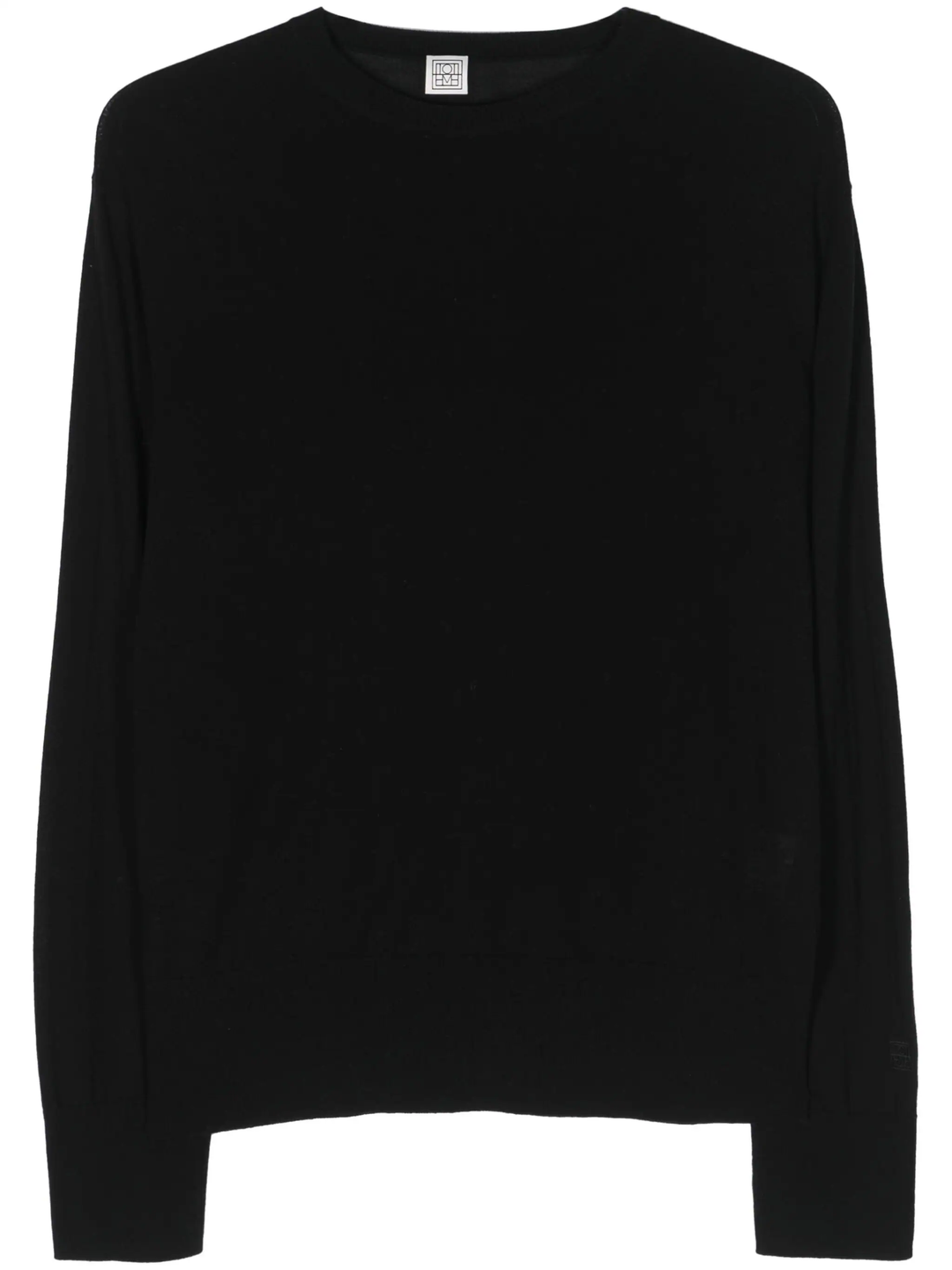 Crew-Neck Silk Cashmere Knit Top