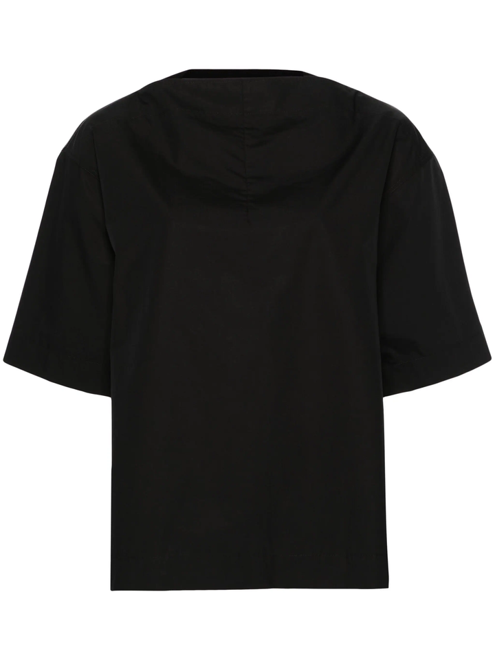 Dart-Neck Cotton Top