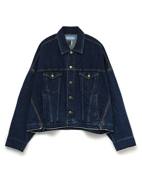 Zipper Denim Jacket
