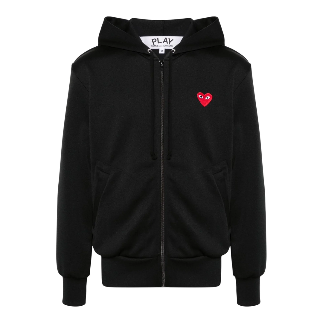 Red Heart Zip-Up Hoodie
