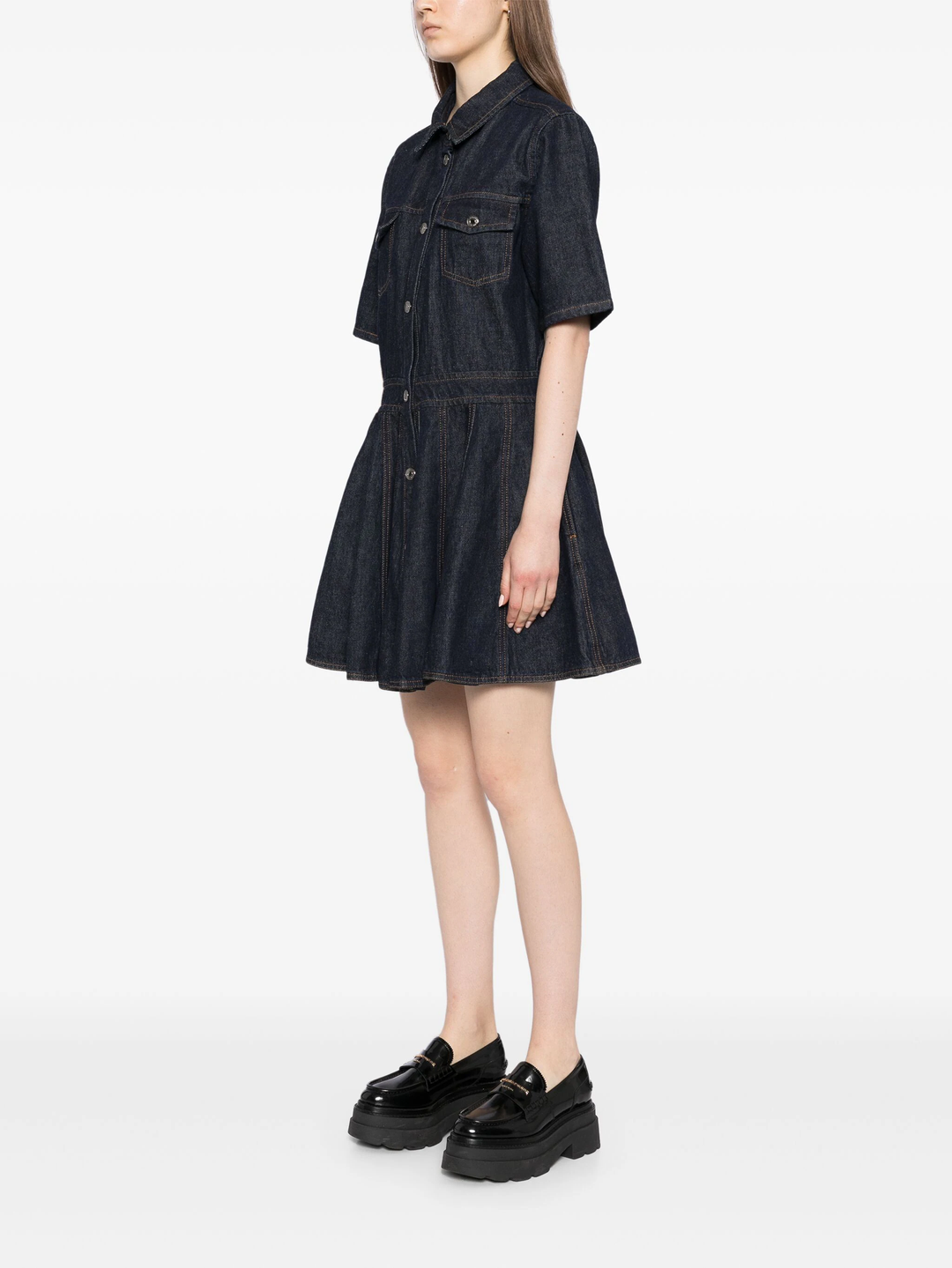 Denim A-Line Dress