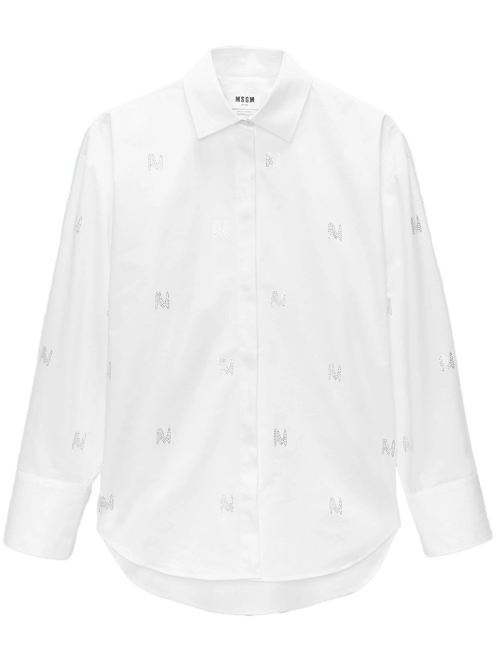 Crystal Embellished Shirt