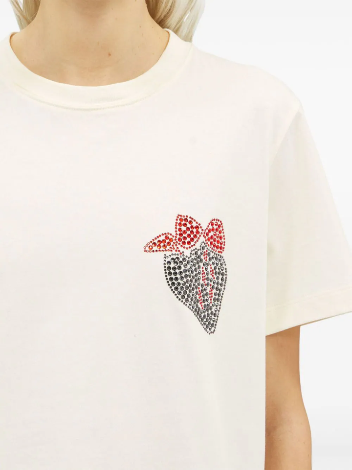 Embellished Strawberry T-Shirt