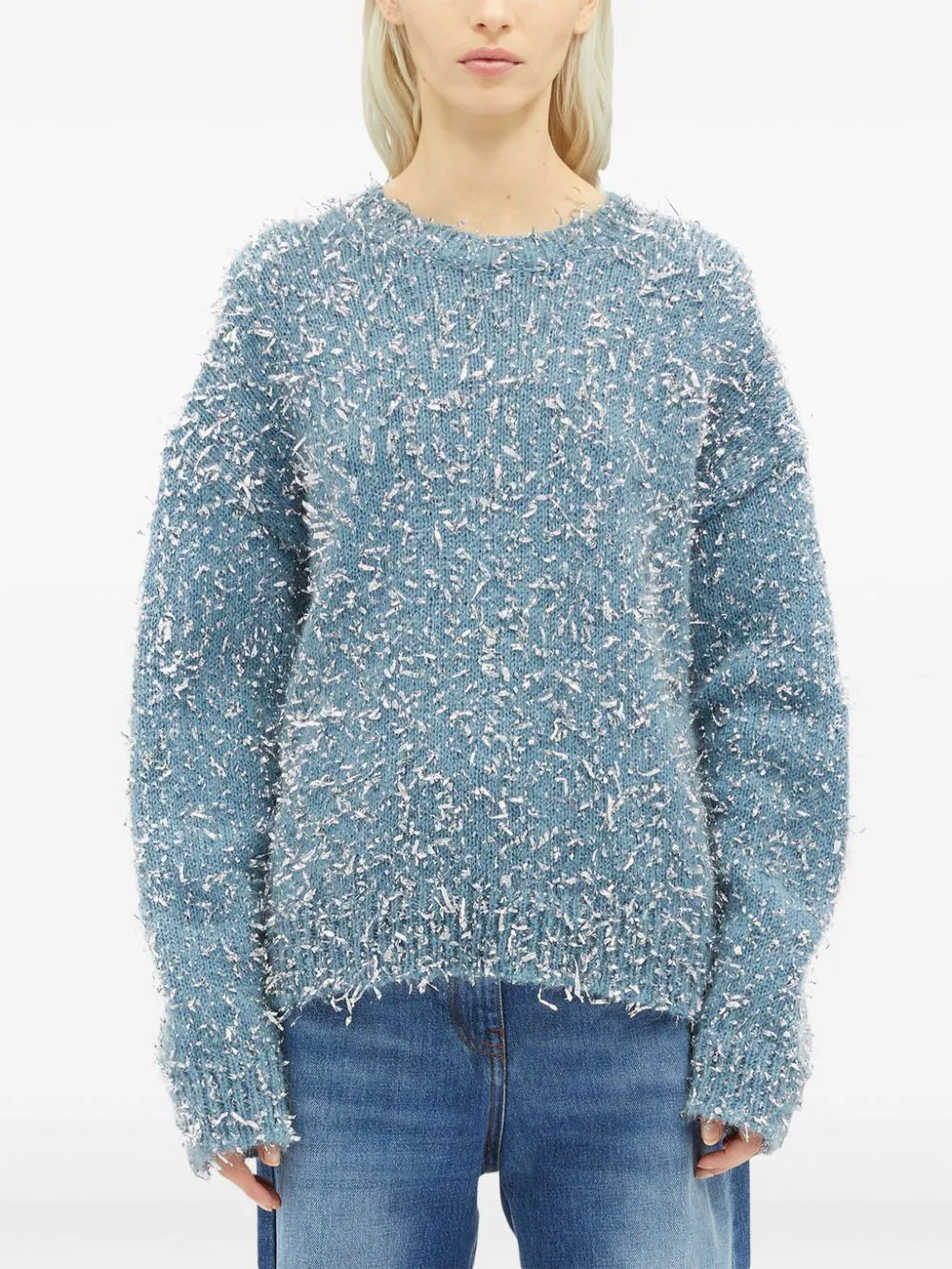 Fuzzy Glitter Sweater