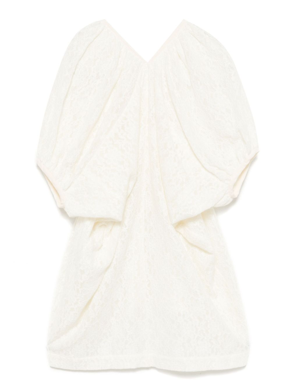 Rayon Nylon Needle Lace Treate Blouse