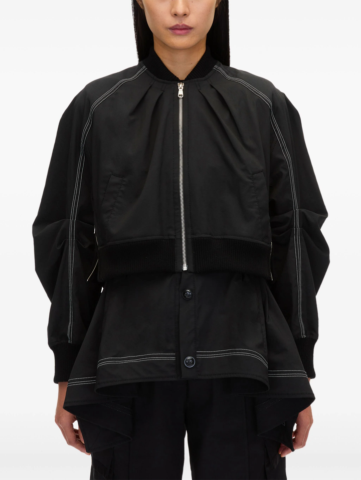 Double Layered Bomber Jacket