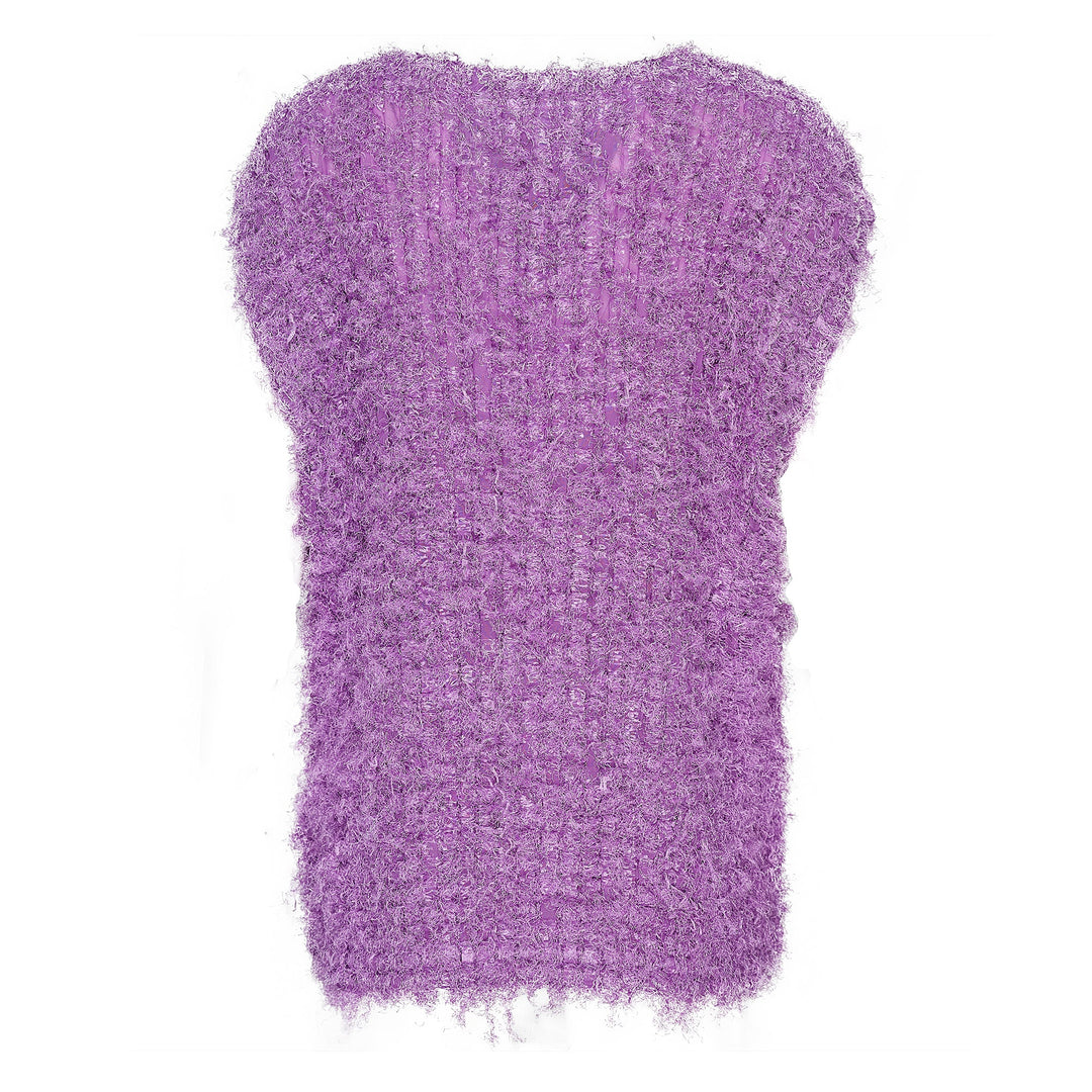 Shaggy Pleats Vest