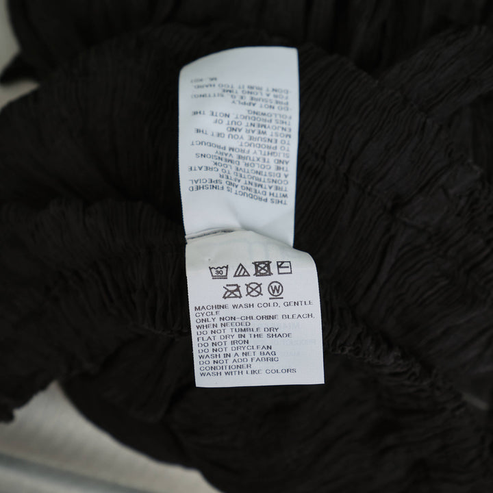Twist See-Through Crepe Pants