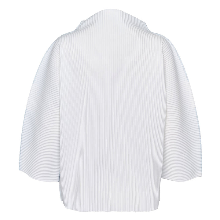 Face Fine Knit Pleats Top