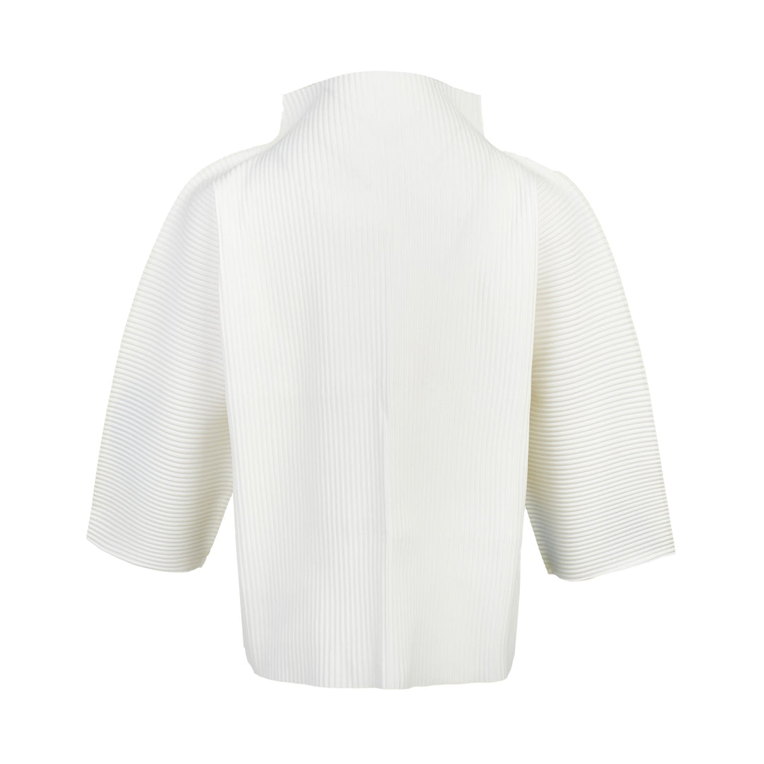 Face Fine Knit Pleats Top
