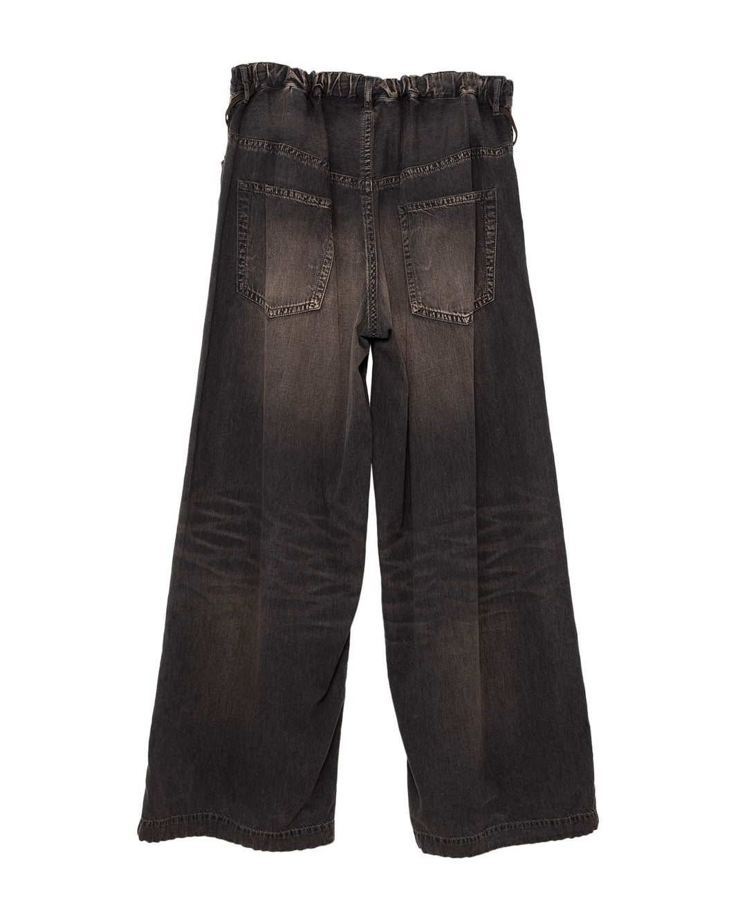 Light Oz Denim Gather Pants