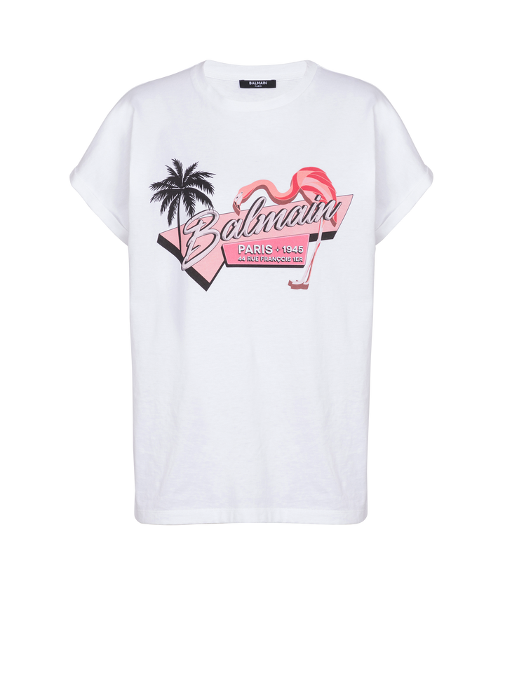 Flamingo Print T-Shirt