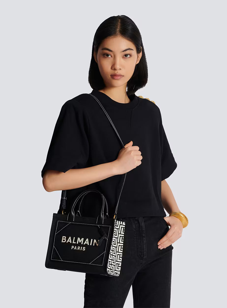 B-Army Shopper صغير مونوغرام