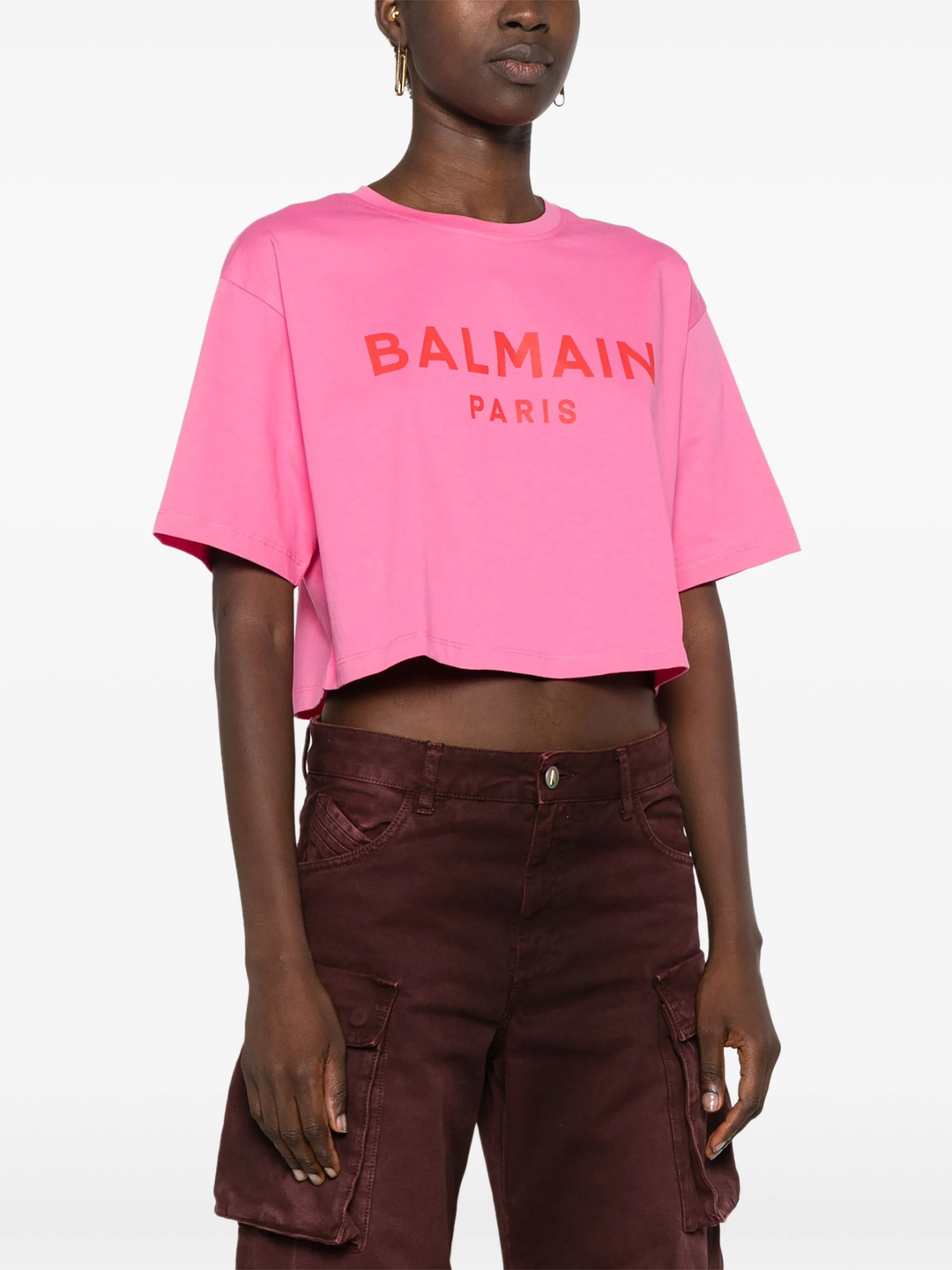 Printed Cropped T-Shirt