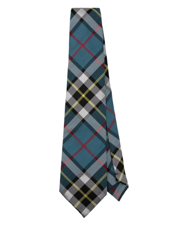 Silk Wool Tartan Check Tie