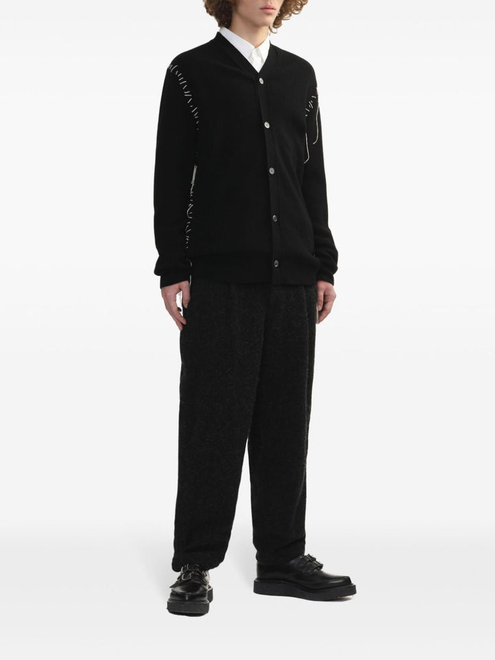 Áo khoác cardigan bằng len cừu