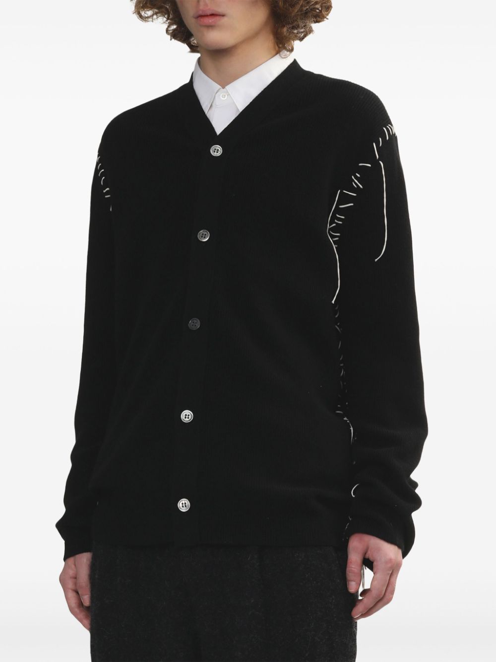 Áo khoác cardigan bằng len cừu