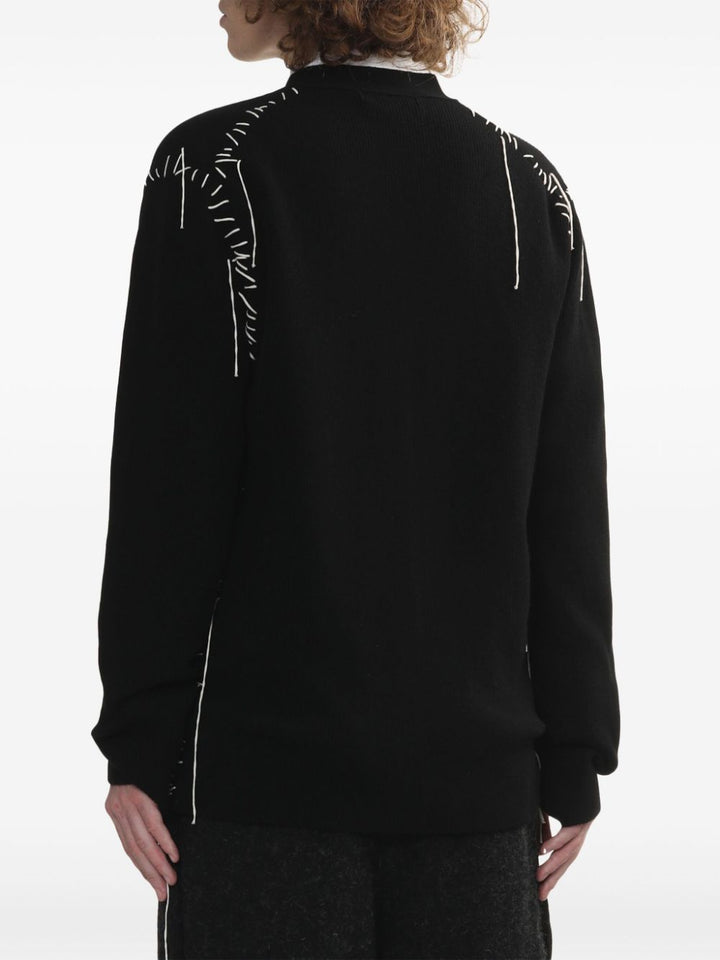 Áo khoác cardigan bằng len cừu