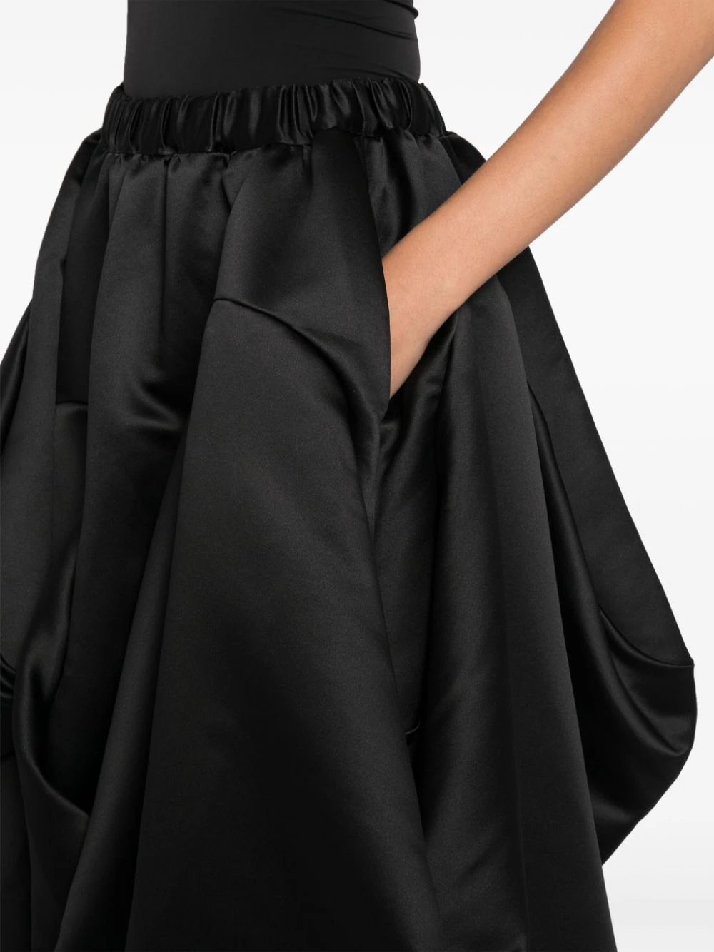 Polyester Satin Thick Skirt