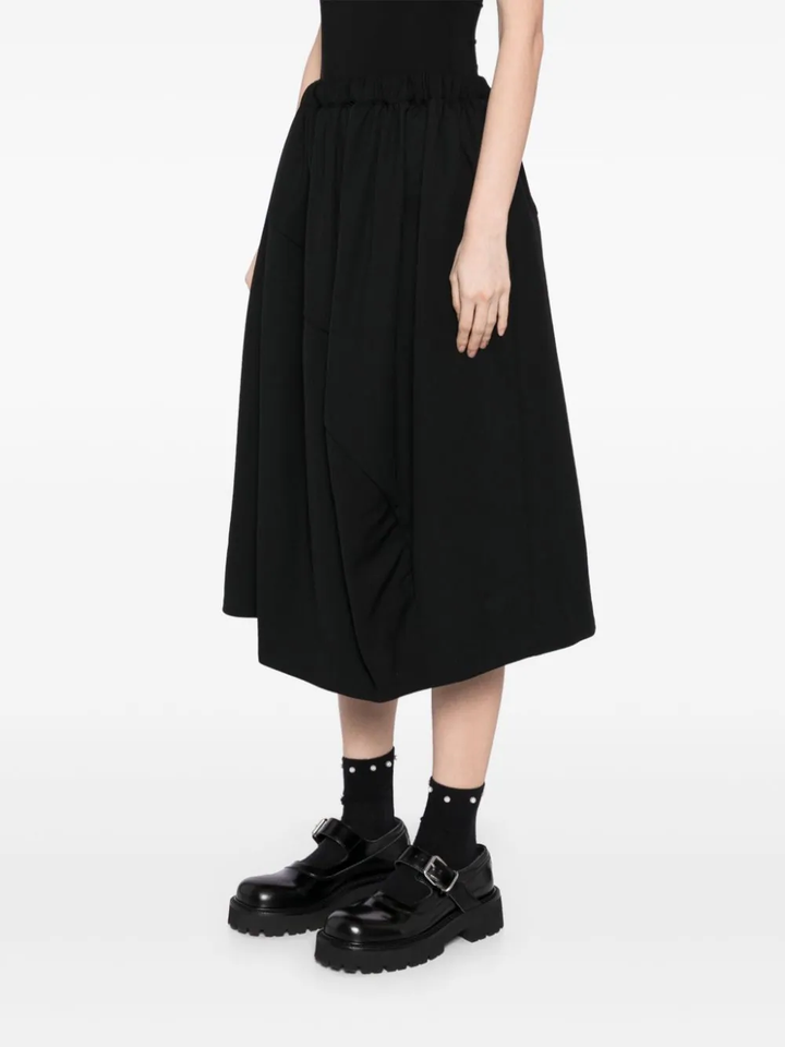 Wool Gabardine Skirt