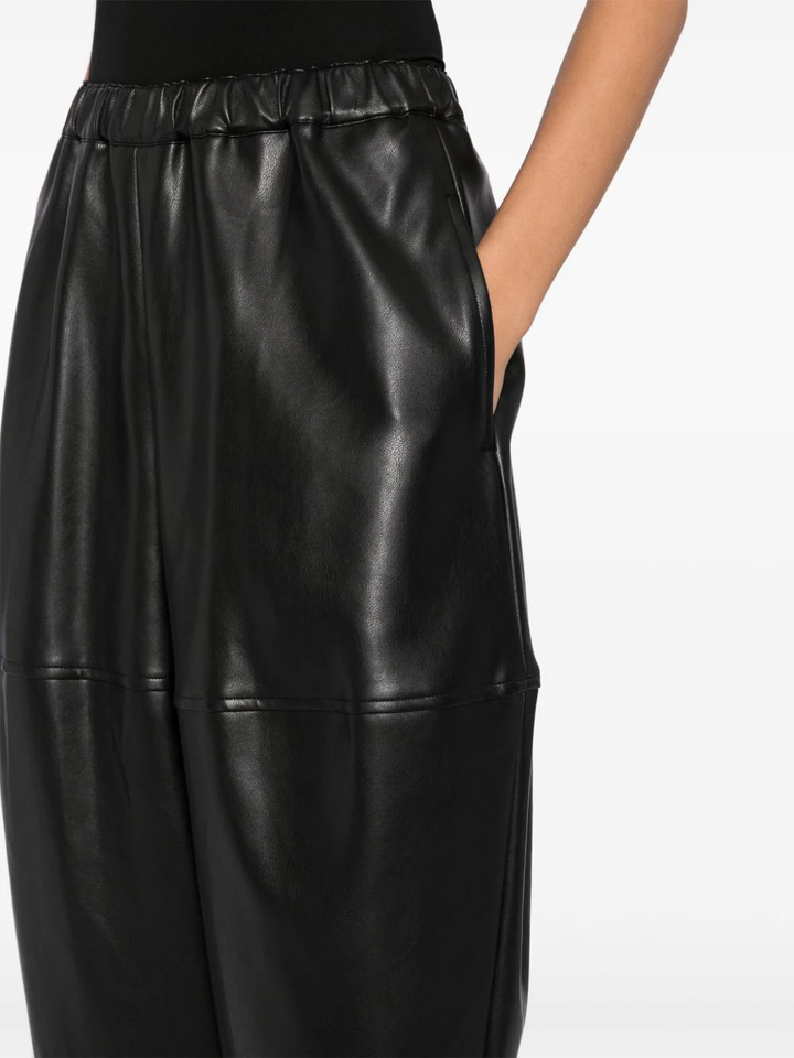 Gloss Fake Leather Medium Pants