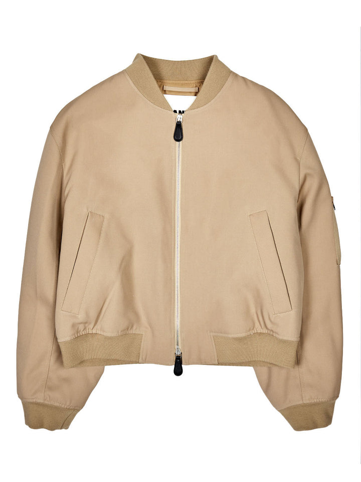 Wool Gabardine Blouson