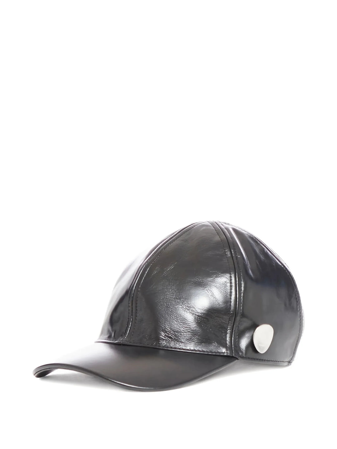 Vinyl Finished Calf Leather Cap