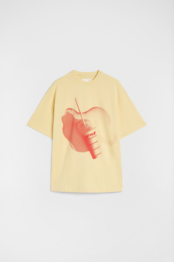 Milkshake Print T-Shirt