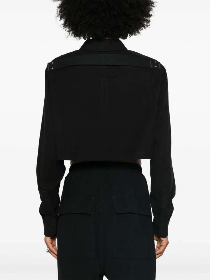 Cropped Outershirt Black