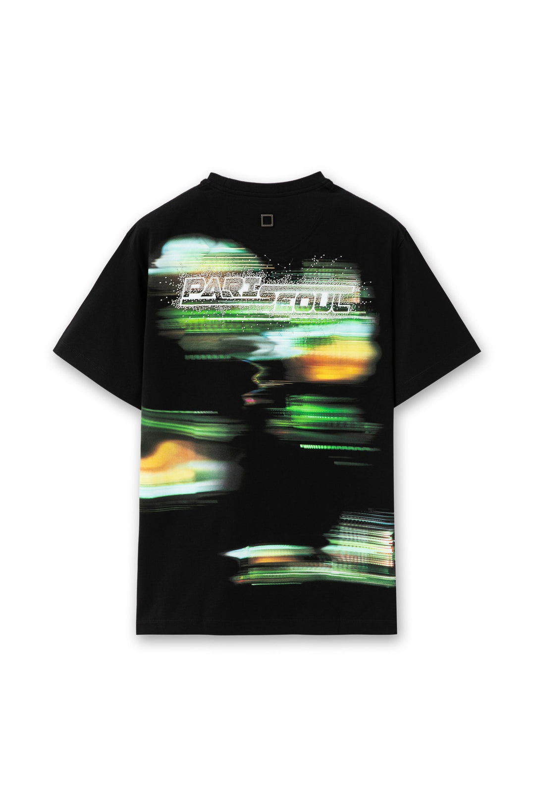 Paris Seoul Blurred Print On Tee