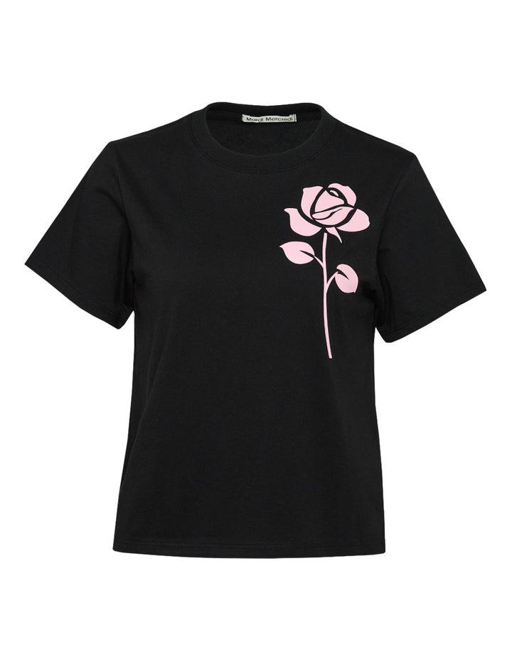 Slim T-Shirt Une Rose