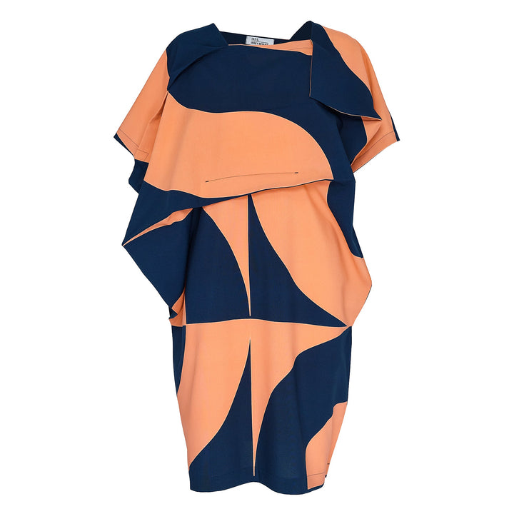 Circular Tiles Woven Dress