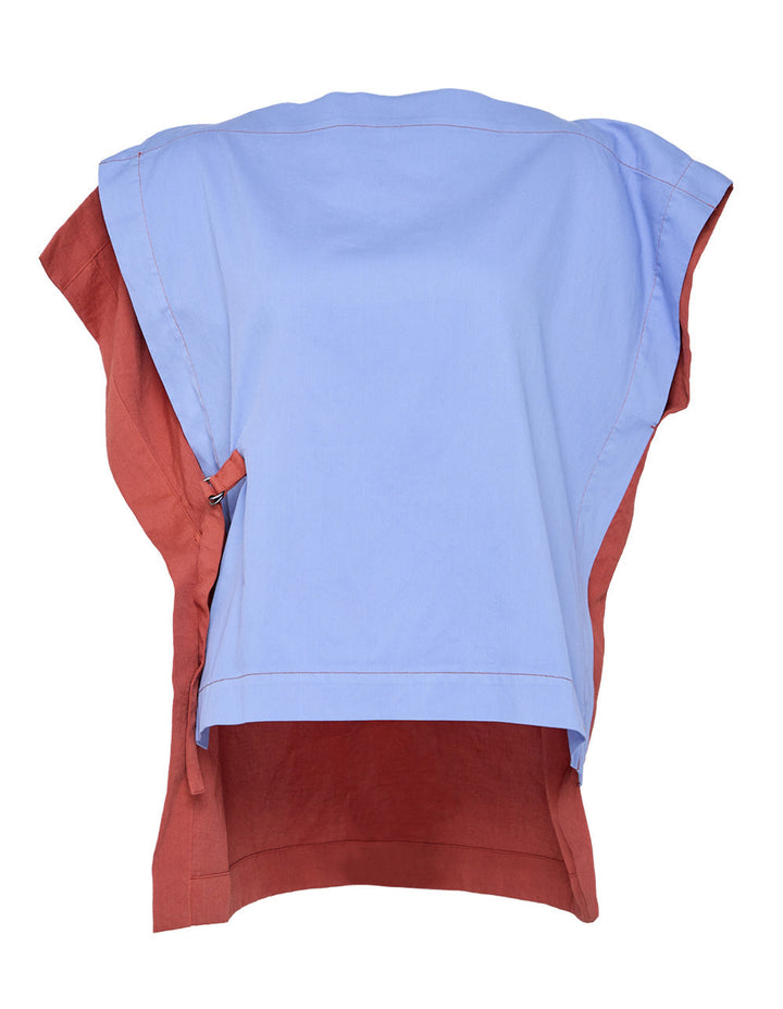 Divided Dye Woven Top