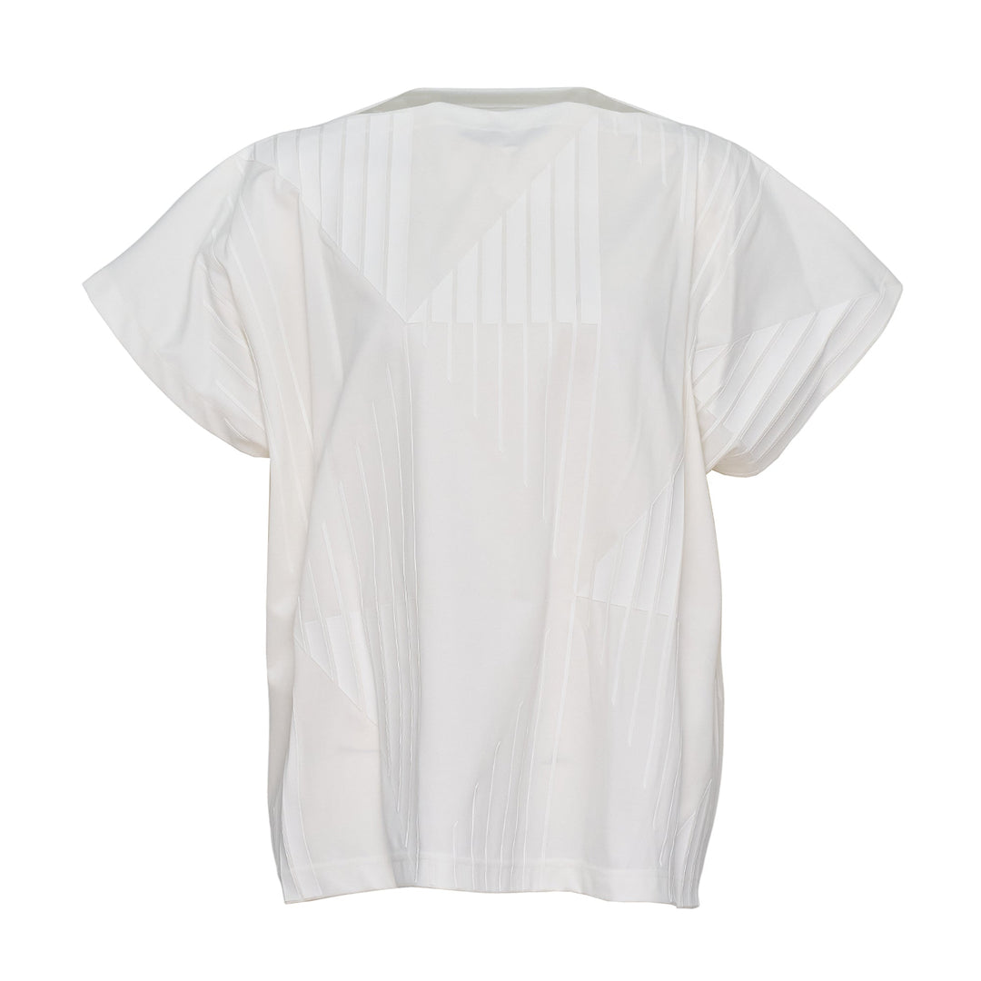 Resin Print Knit Top