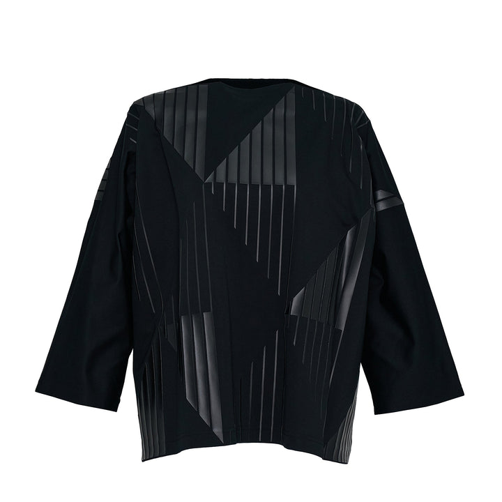 No.4 Resin Print Knit Tops