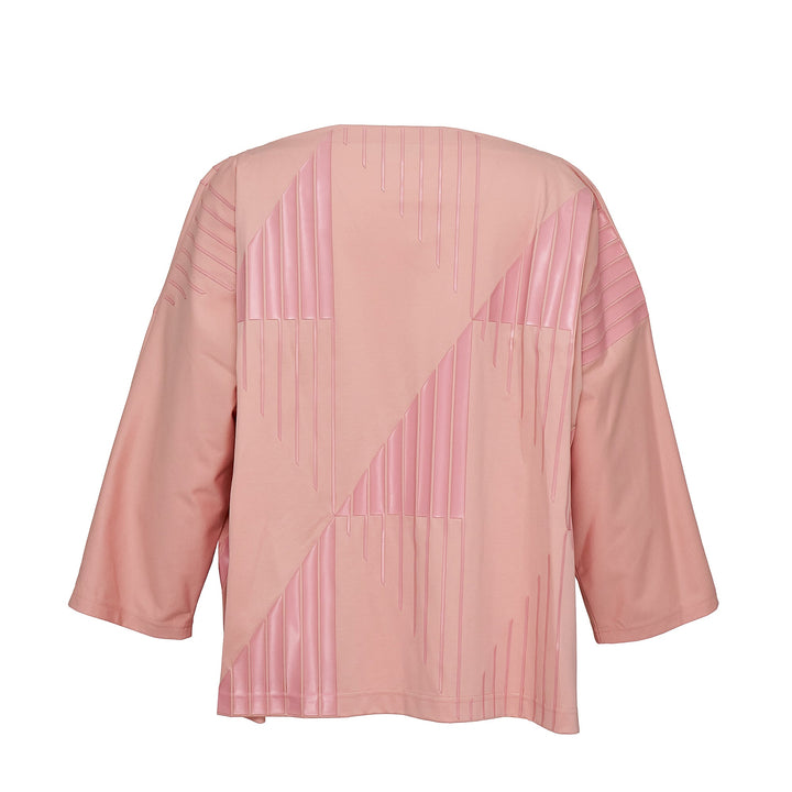 Resin Print Knit Top