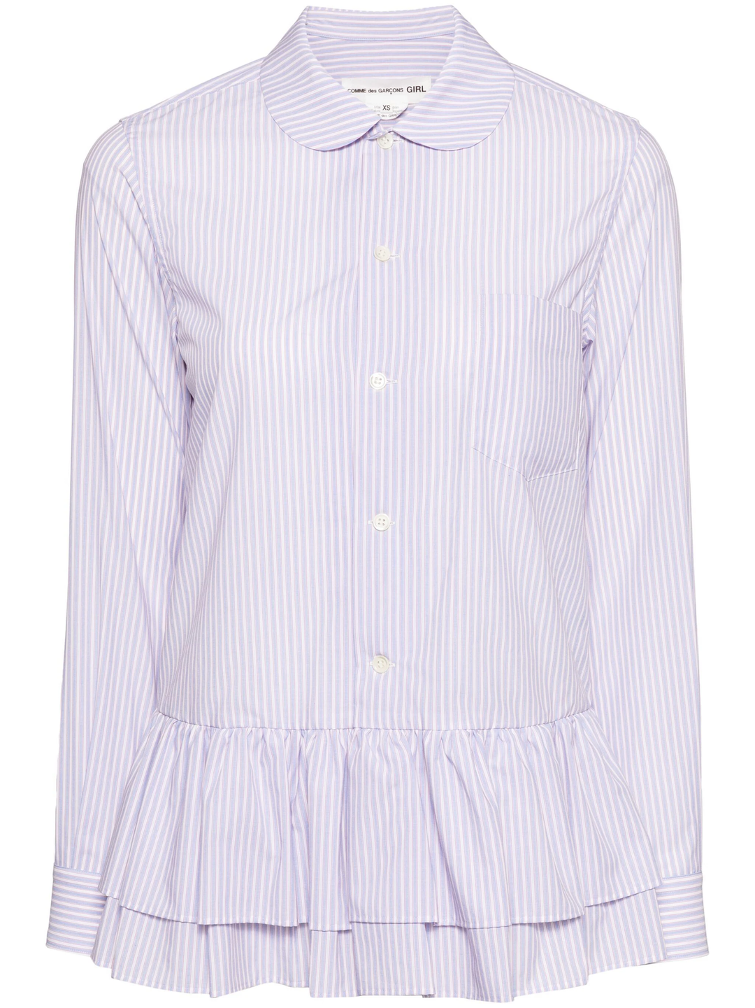 Cotton Poplin Stripe Blouse