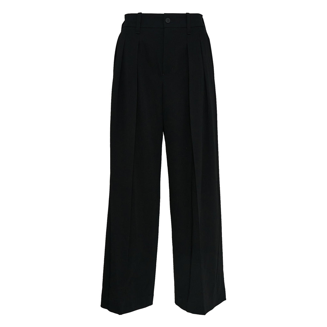 Wool Gabardine Woven Pants