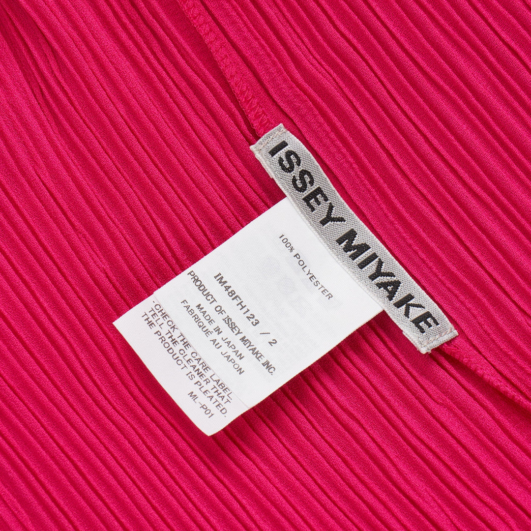 Hatching Pleats Pleated Dress