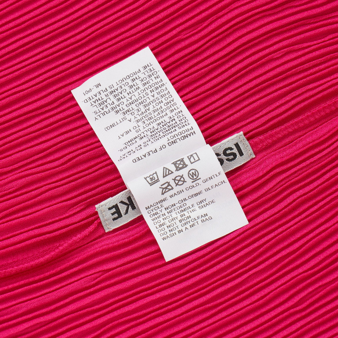 Hatching Pleats Pleated Dress