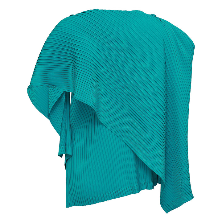 Vigor Pleats Solid Pleated Top