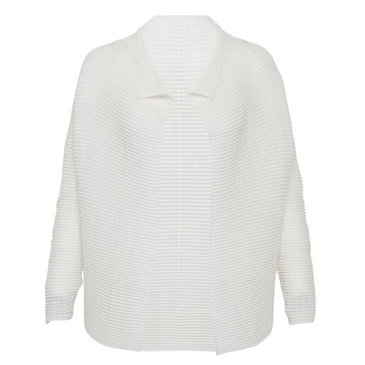 Wooly Pleats-48 Pleated Cardigan