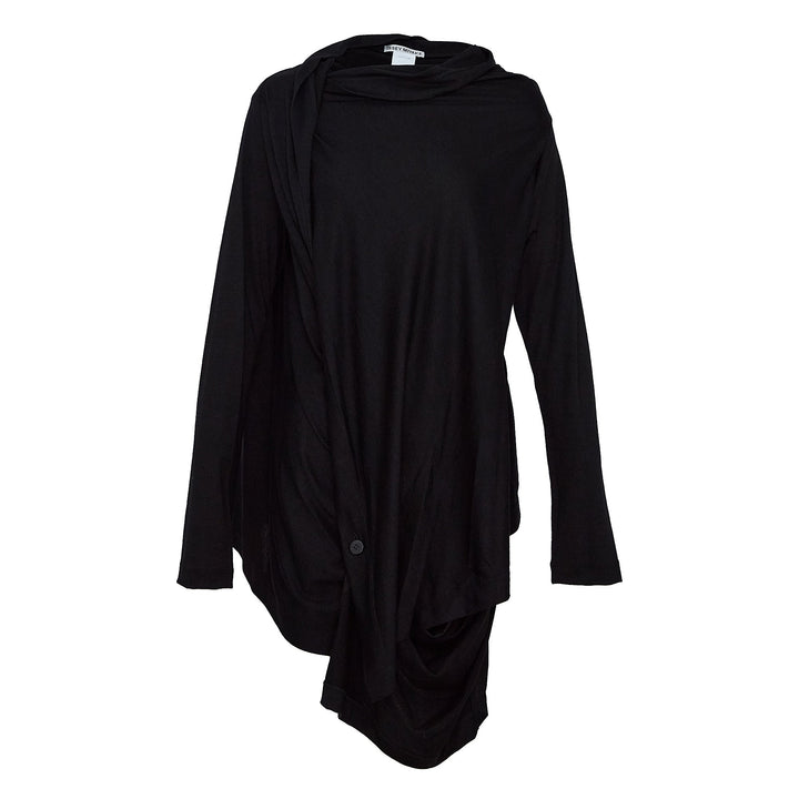 Wrapped Wool Jersey Knit Tops