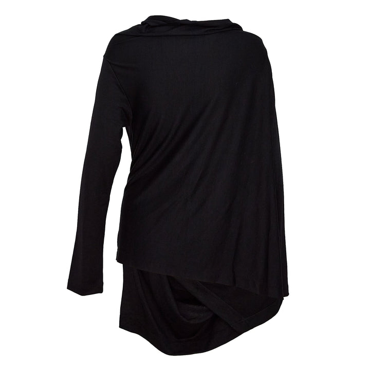 Wrapped Wool Jersey Knit Tops