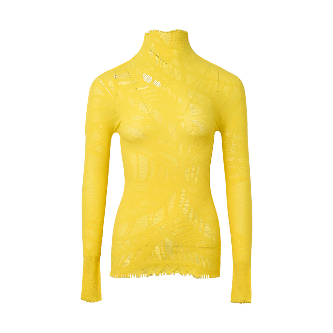 Leaf Body Knit Top