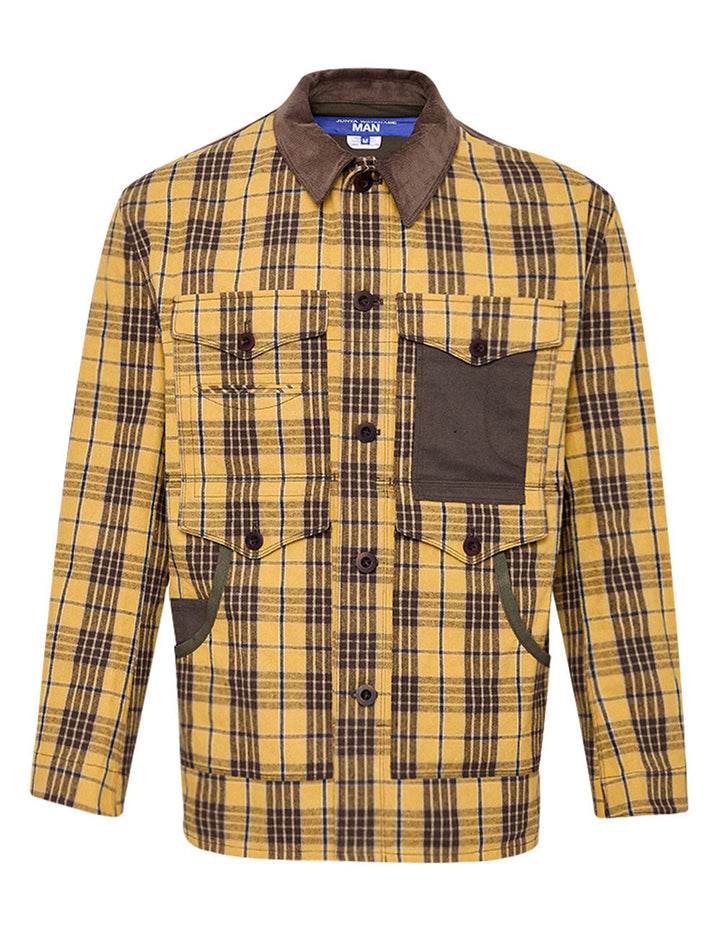 Cotton Flannel Check Blouson