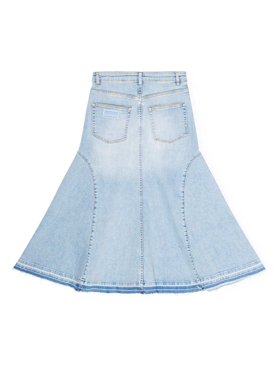 Tint Denim Midi Skirt