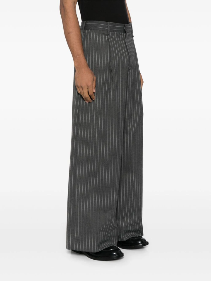 Wide Leg Trousers Pinstripe