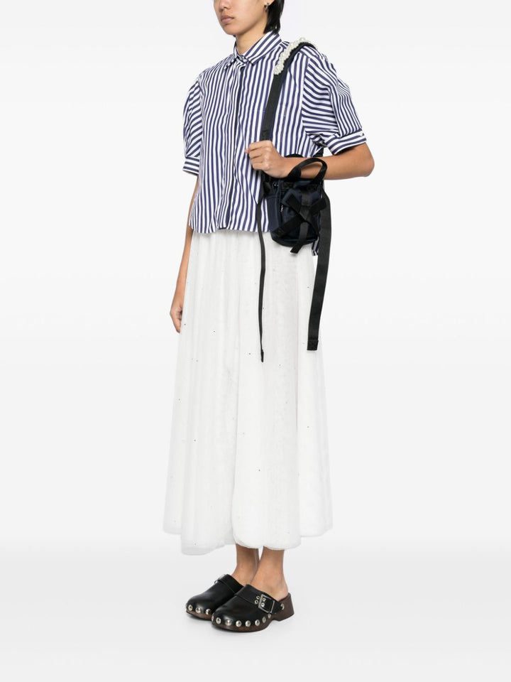 Túi đeo chéo Mini Classic Bow đính hạt