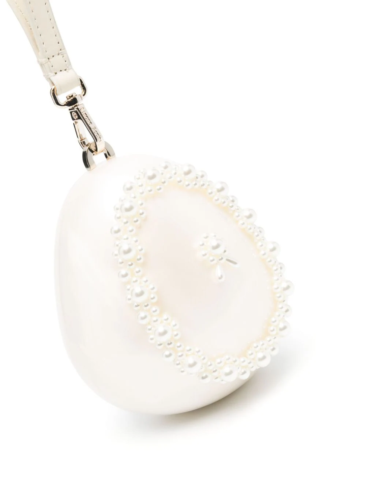 Micro Egg Bag With Pearl